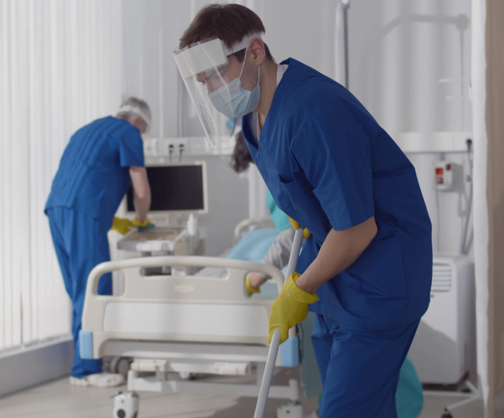 janitorial service in hospital