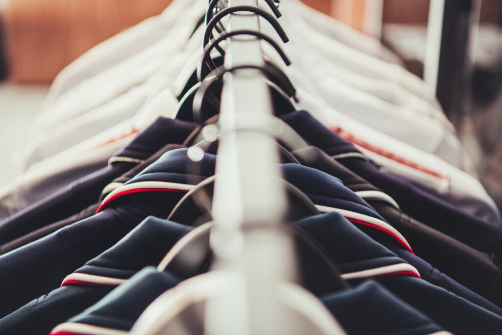 Rack of clothes