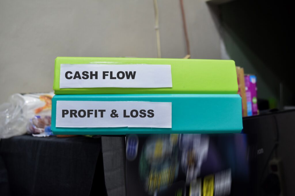 Cash flow P&L binders