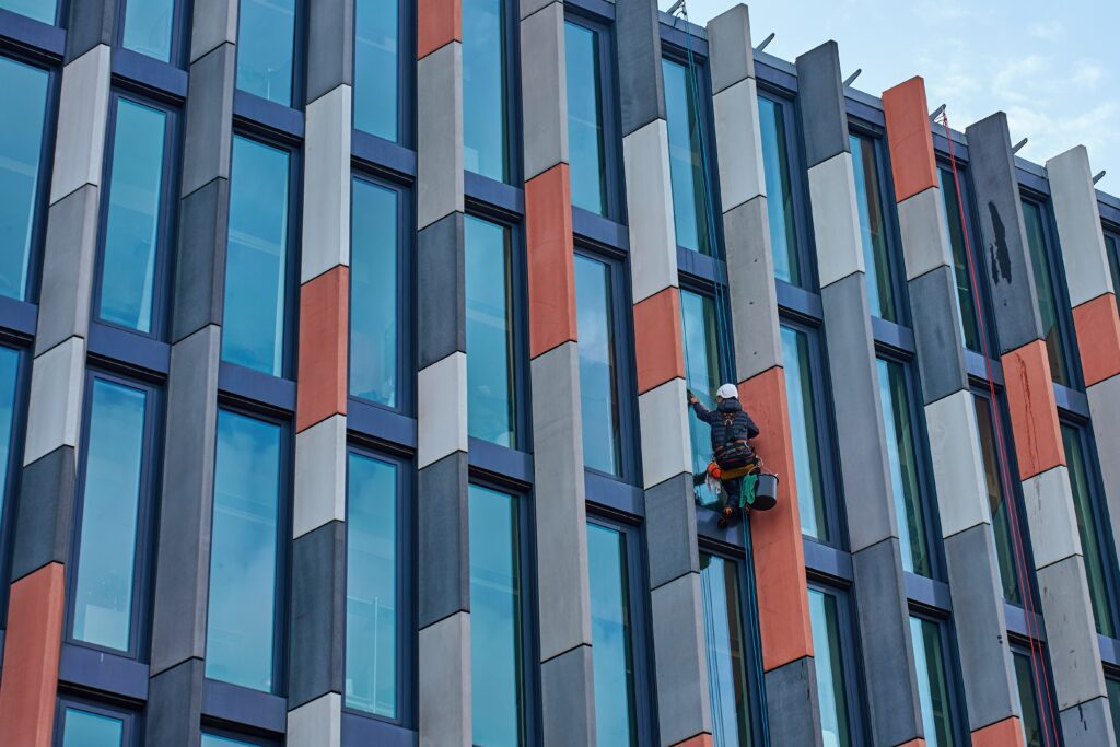 Commercial window washer