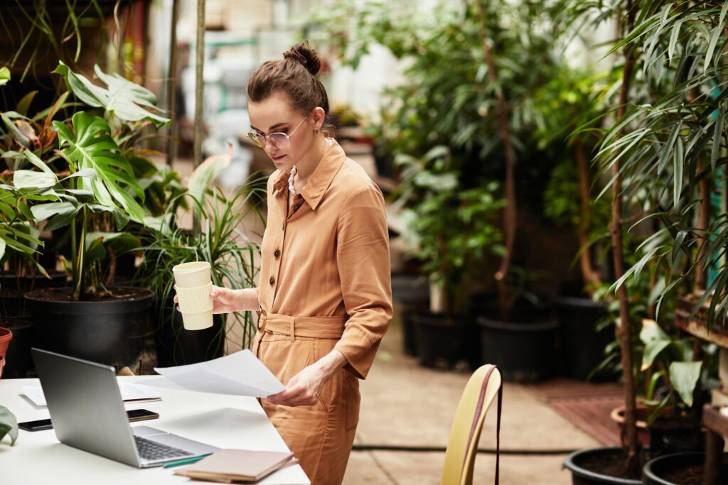Landscaping business owner