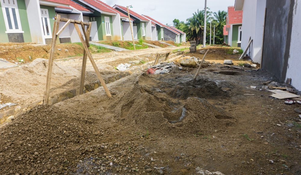 Construction site work