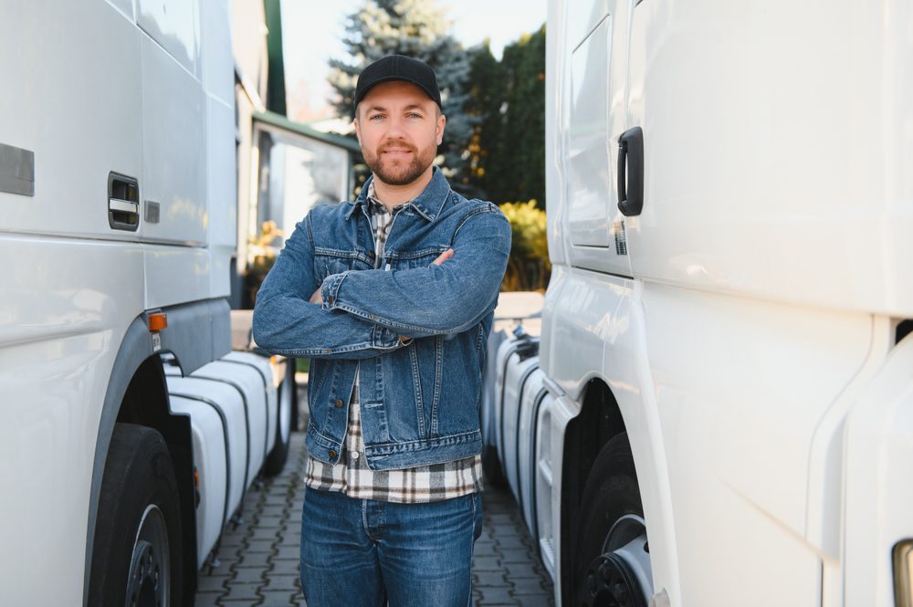 Freight truck driver