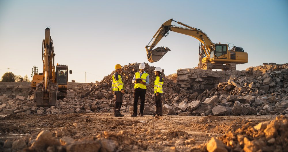 Construction site prep