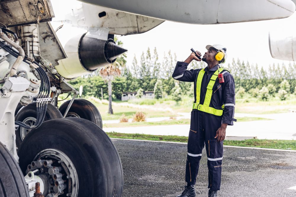Aircraft worker