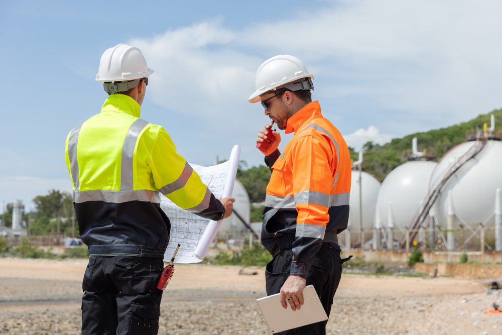 Two engineers at work