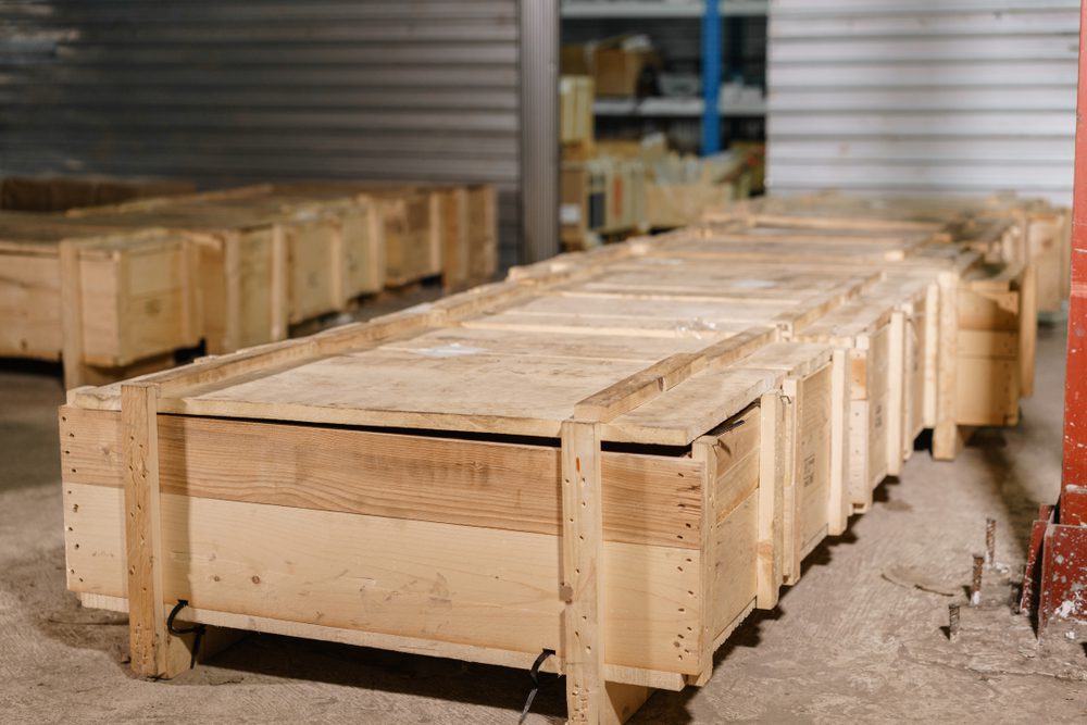 Wooden crates