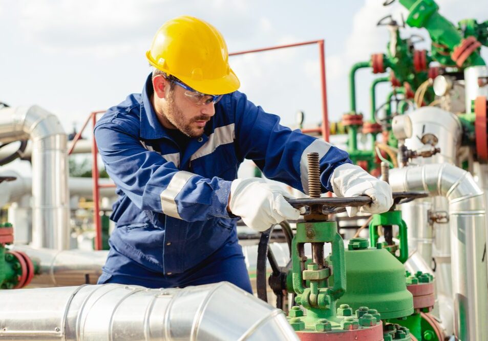 Oil rig worker